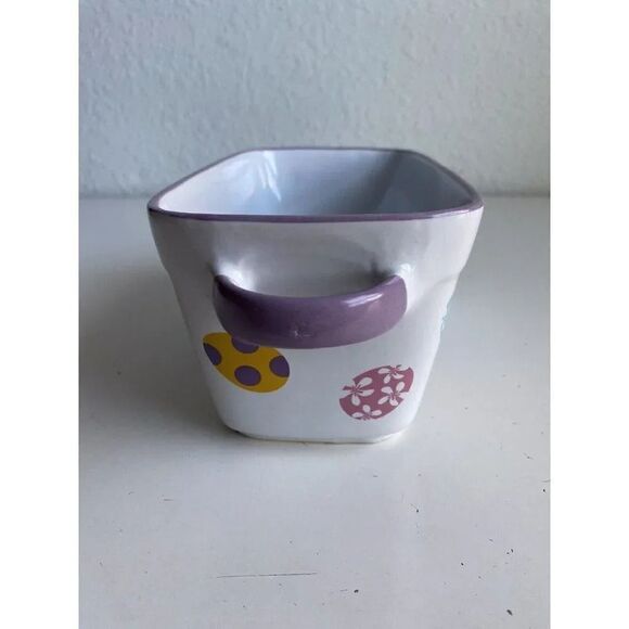 Disney Stitch & Easter Bunny Large 9"x 5" Ceramic Baking Loaf Bread Pan Dish NEW - Picture 3 of 9